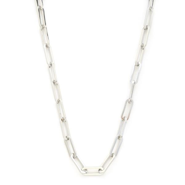 BASIC OVAL CHAIN METAL NECKLACE