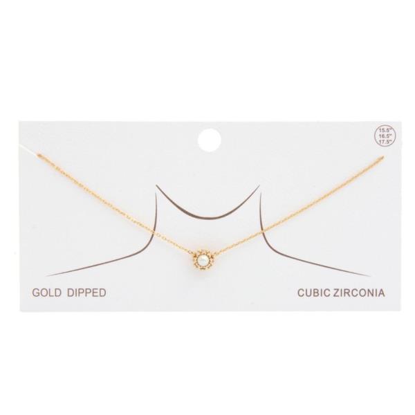 PEARL BEAD CRYSTAL DISC NECKLACE