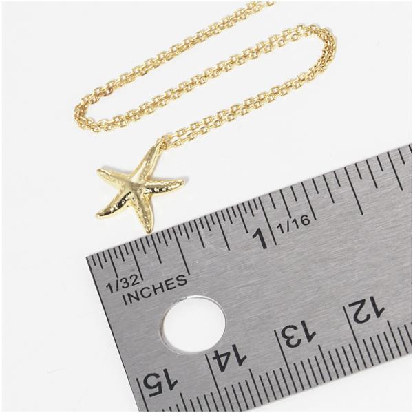 GOLD DIPPED STARFISH NECKLACE