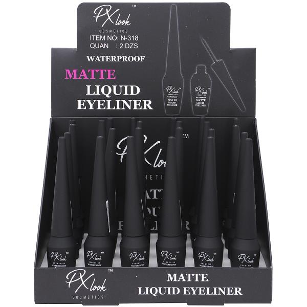 PXLOOK MATTE LIQUID EYELINER (24 UNITS)