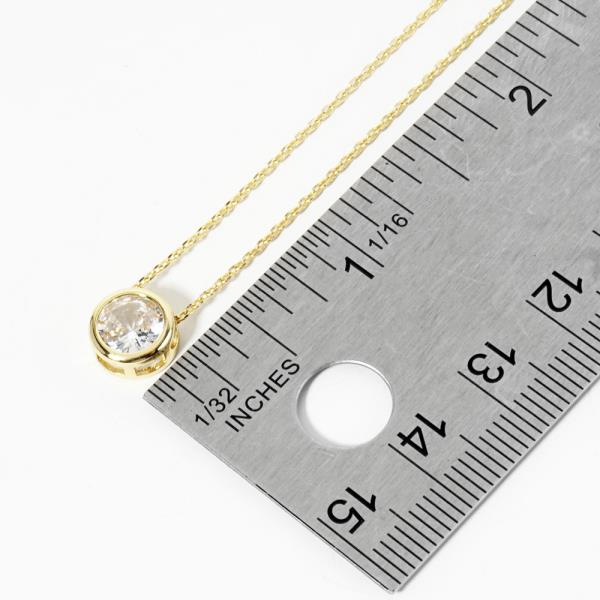 GOLD DIPPED CZ DAINTY NECKLACE