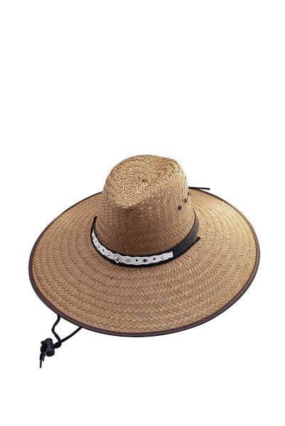 PALM LEAF STRAW 6" BRIM