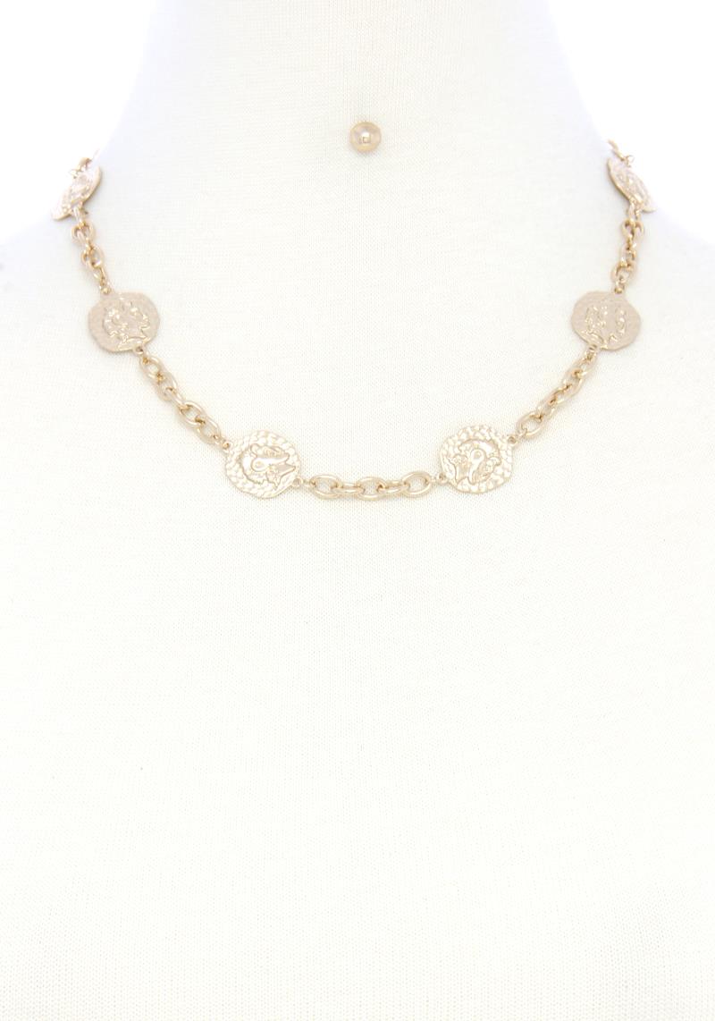 COIN METAL NECKLACE