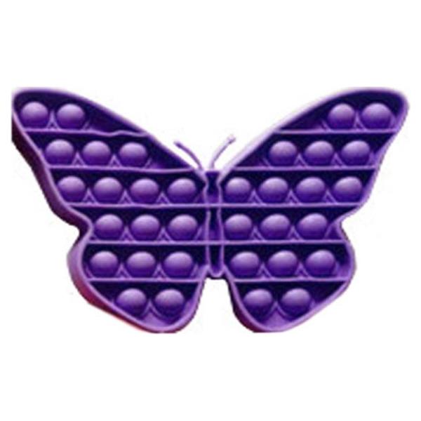 FASHION BUTTERFLY BUBBLE STRESS RELIEVER TOY (12 UNITS)