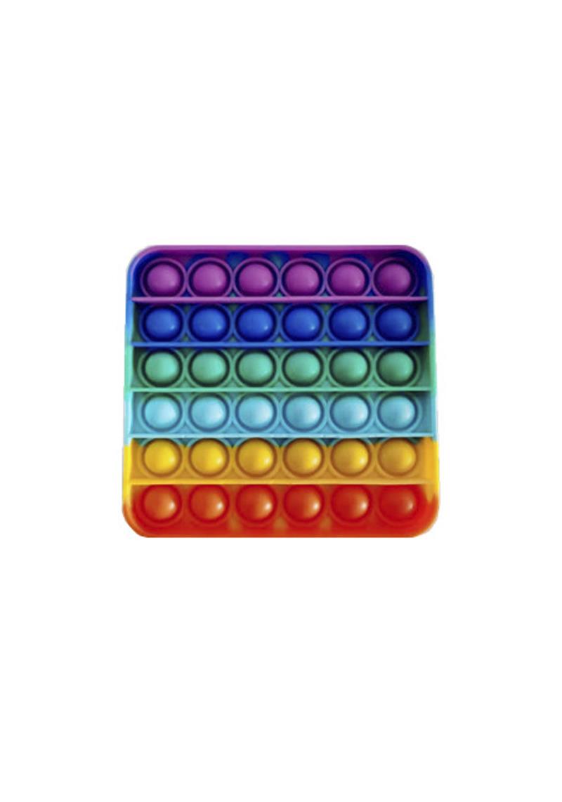 BUBBLE COLOR SQUARE STRESS RELIEVER TOY