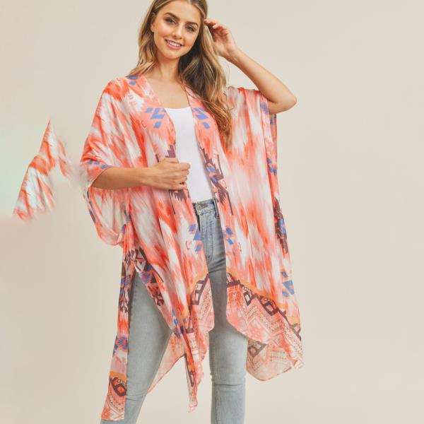 TIE DYE BOHO KIMONO