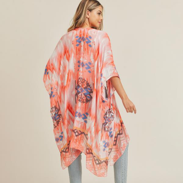 TIE DYE BOHO KIMONO