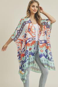 FASHION AZTEC KIMONO