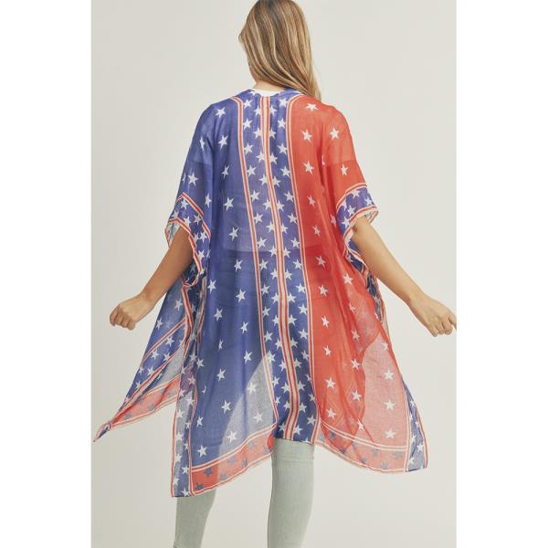 AMERICAN FLAG KIMONO