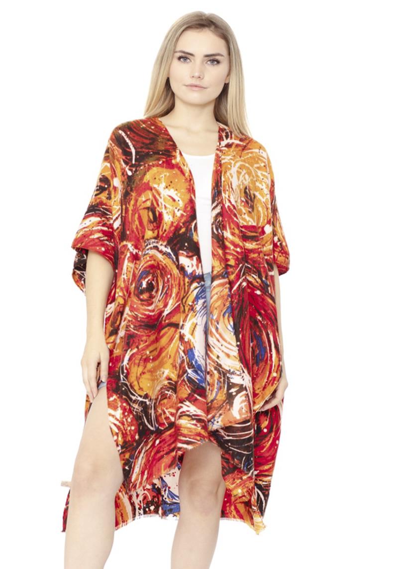 ABSTRACT PRINT KIMONO