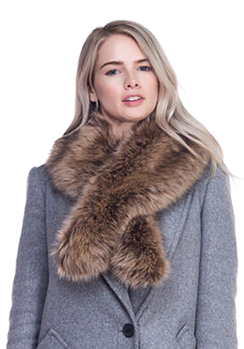 FAUX FUR STOLE SCARF