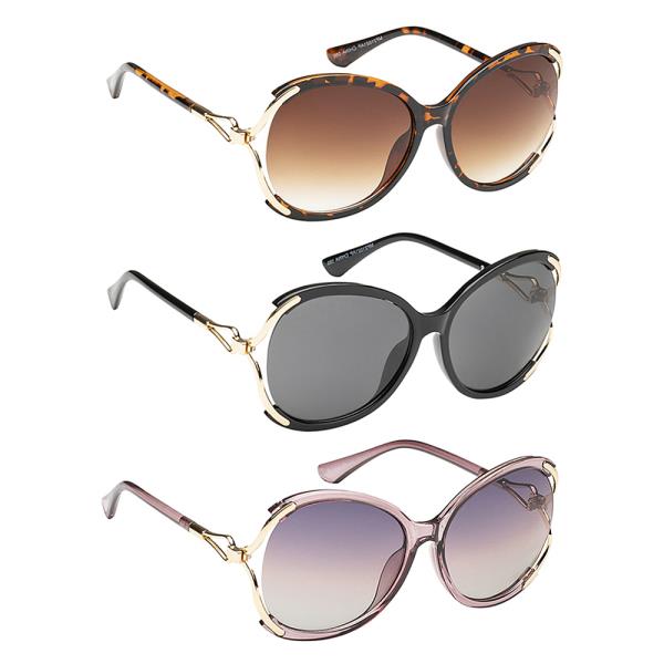 MODERN CHIC OVAL SUNGLASSES 1DZ