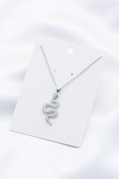 SNAKE PENDANT NECKLACE