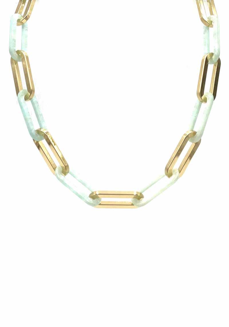METAL ACETATE CHAIN NECKLACE
