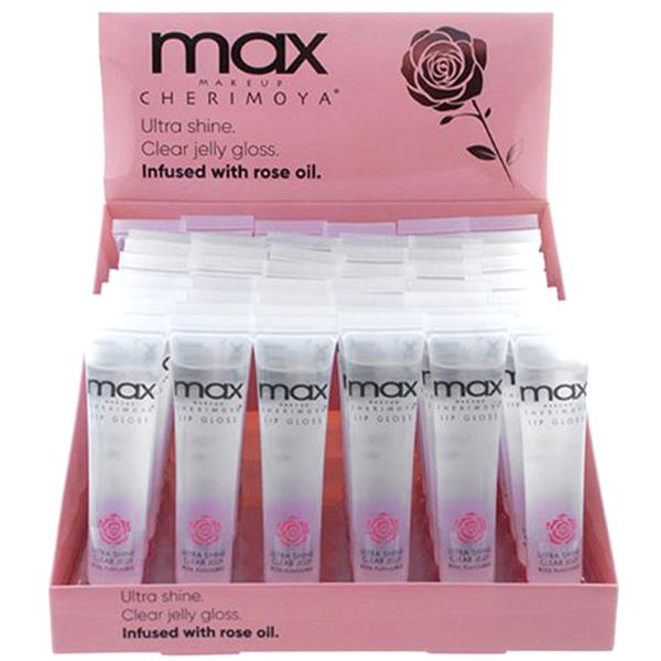 ROSE OIL MAX LIPGLOSS ULTRA SHINE 48 PC