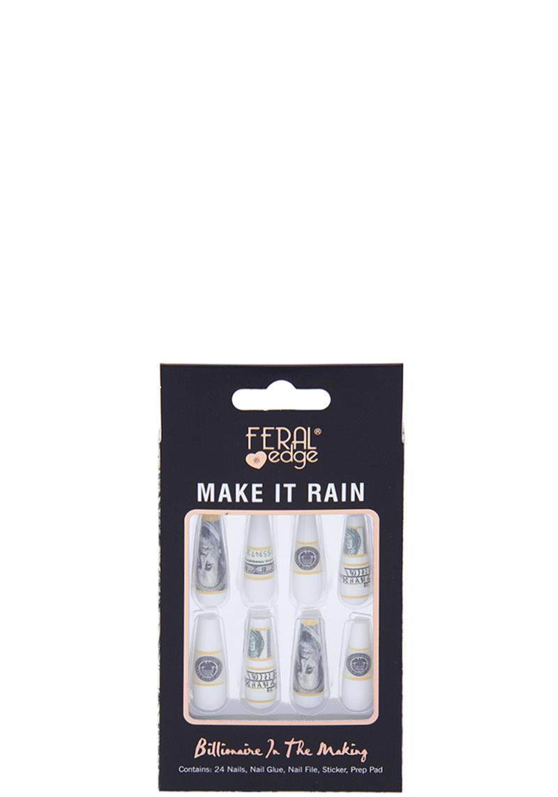 BILLIONAIRE IN THE MAKING MONEY PRINT NAIL DECORATION SET
