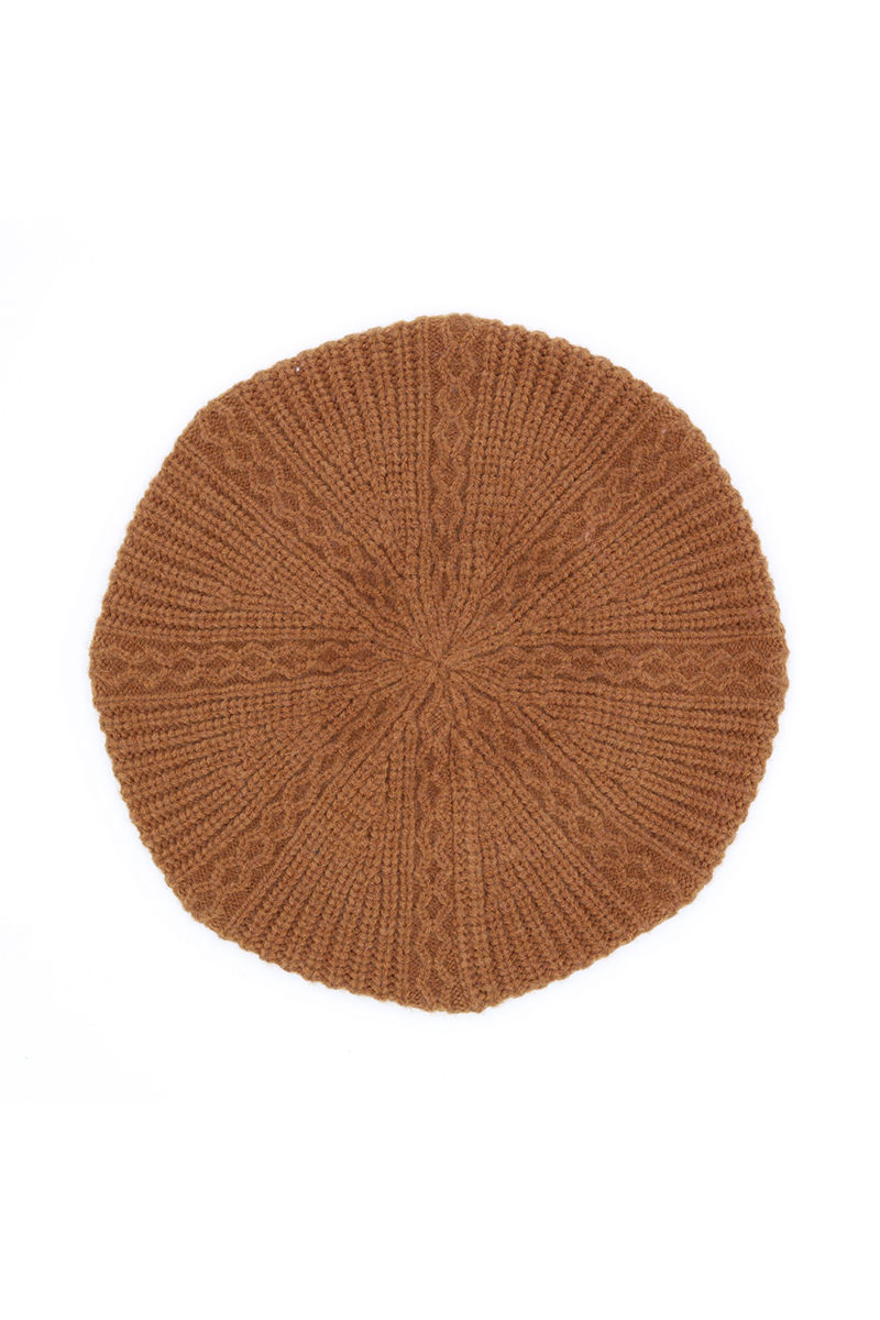 SOLID KNIT BERET