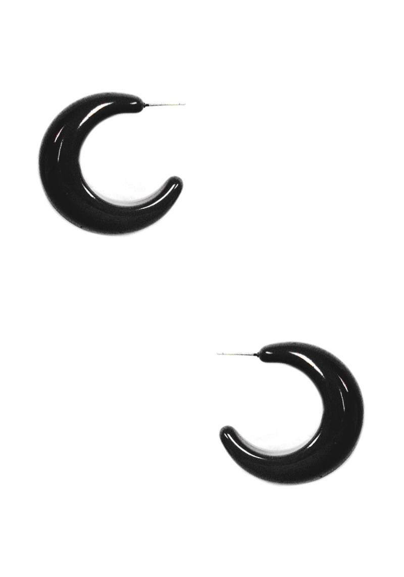 METAL WIDE OPEN HOOP EARRING