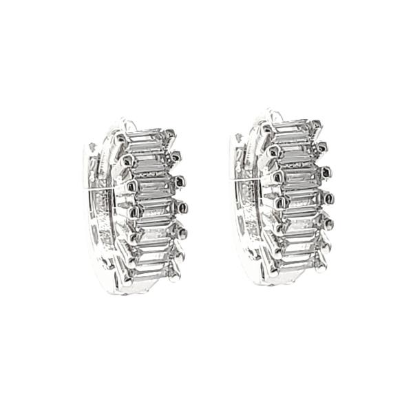 CRYSTAL MINI HUGGIE EARRING