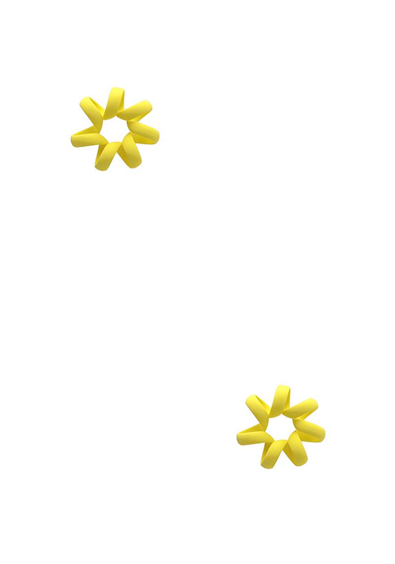 MINI FLORAL SHAPE EARRING