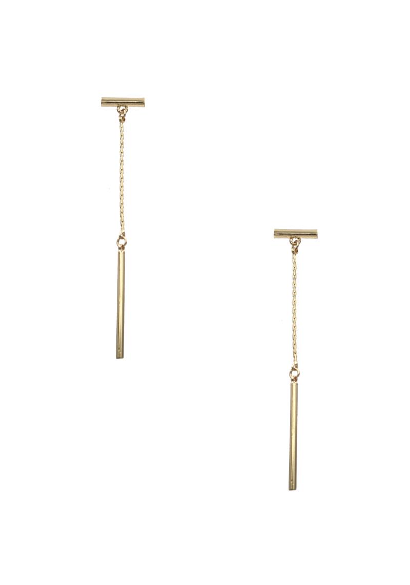 METAL DROP DANGLE EARRING
