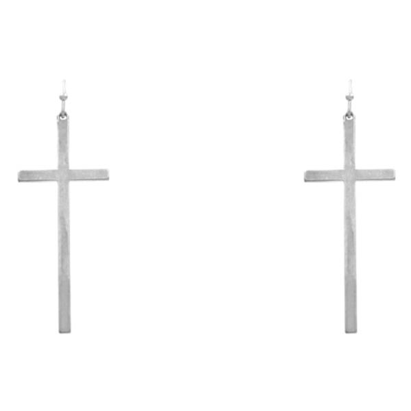 CROSS DANGLE EARRING