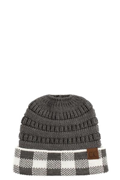 BUFFALO CHECK CC BEANIE TAIL