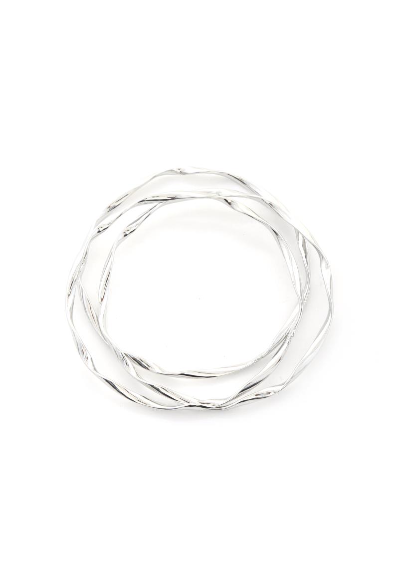 METAL BANGLE BRACELET SET