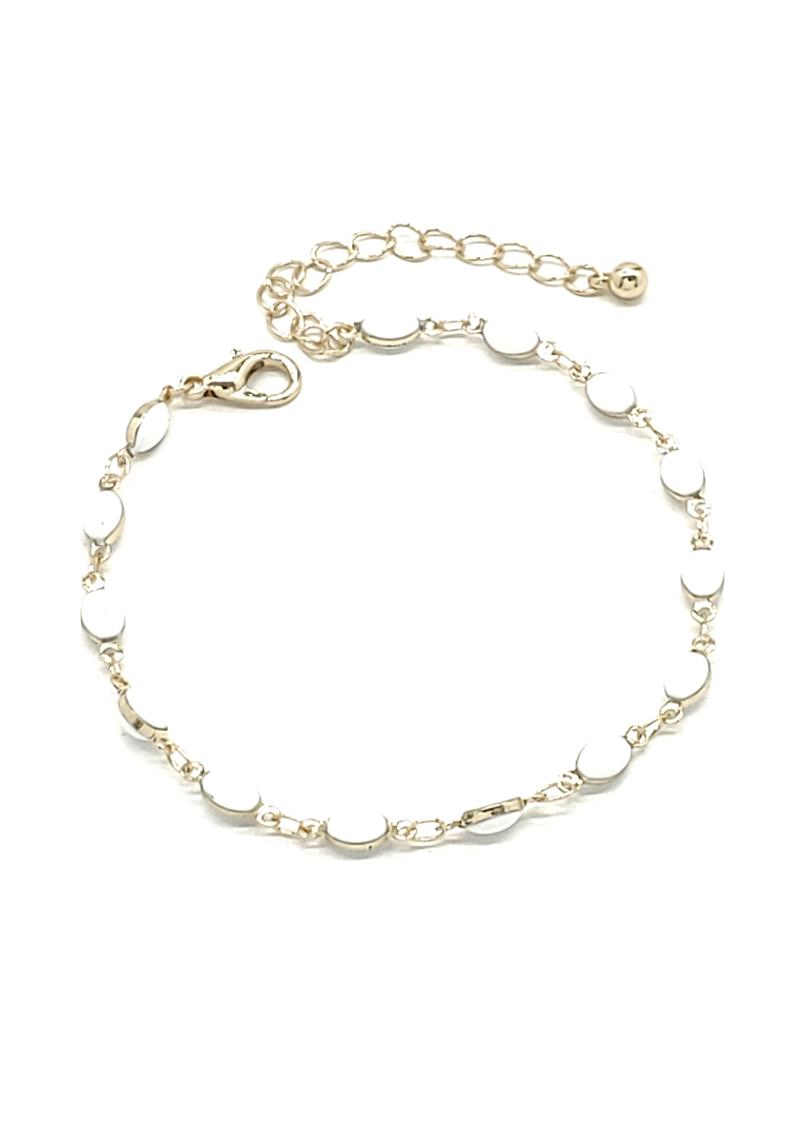 METAL COLOR BALL CHAIN BRACELET