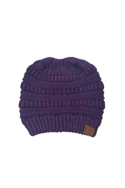 CC METALLIC TAIL BEANIE