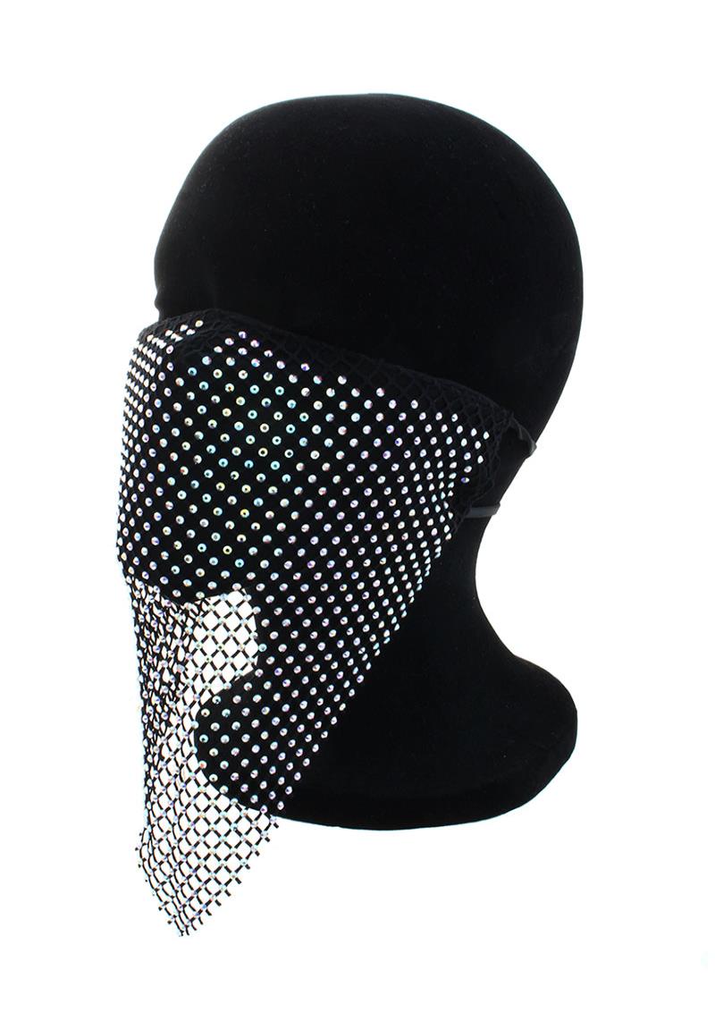 BLING BLING STONE STUD FASHION PARTY FACE MASK
