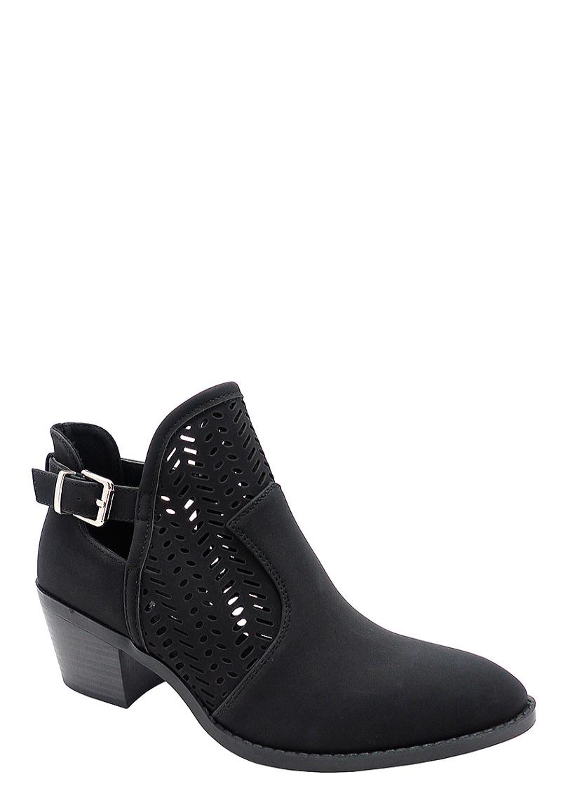 FASHION CHIC MESH FRONT BOOTIE