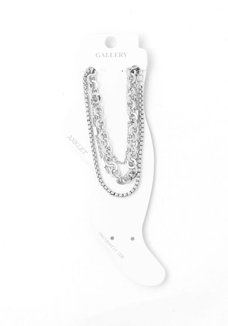 METAL CHAIN ANKLET