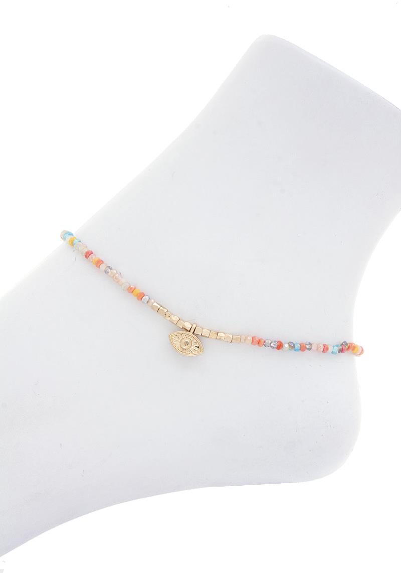 EVIL EYE BEAD ANKLET