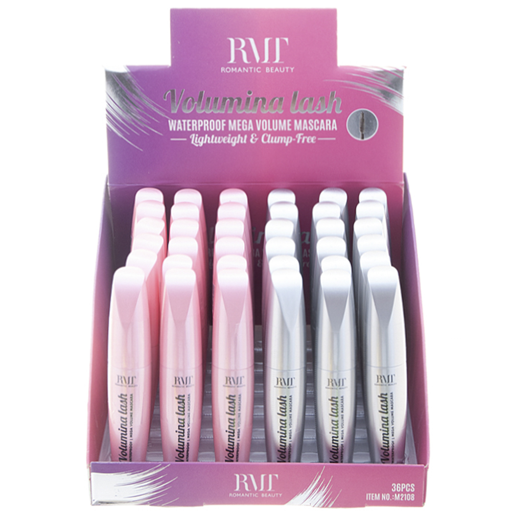 VOLUMINA LASH WATERPROOF MEGA VOLUME MASCARA 36 PCS