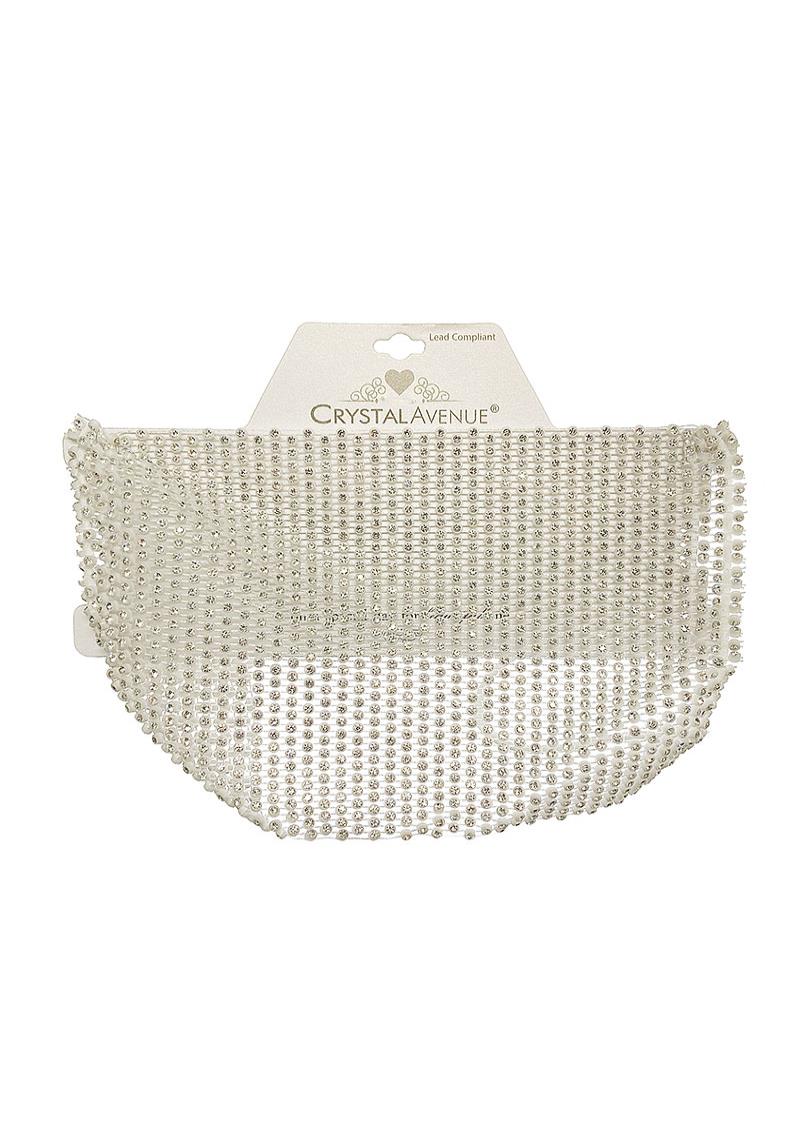 MULTI RHINESTONE DESIGNER MASK DECORATION