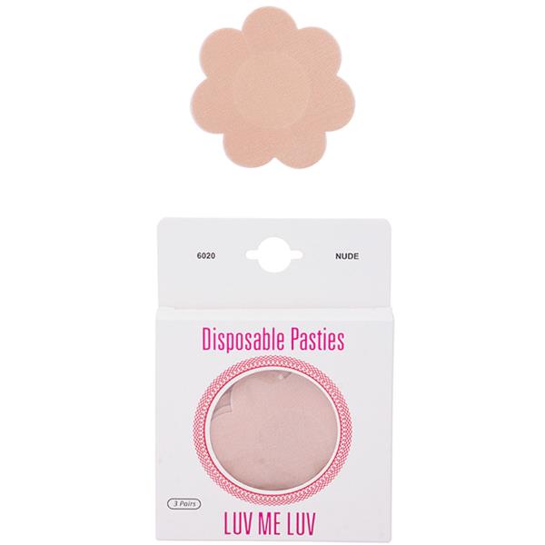 LUV ME LUV DISPOSABLE PASTIES NIPPLE COVER 3 PAIRS