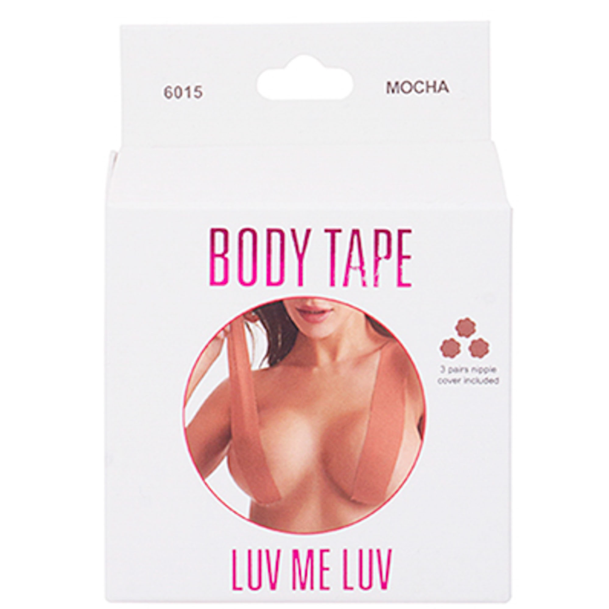 LUV ME LUV BODY TAPE WITH 3 PAIRS NIPPLE COVER
