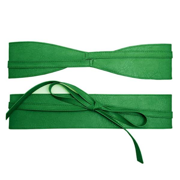 FAUX LEATHER WRAPPING BELT