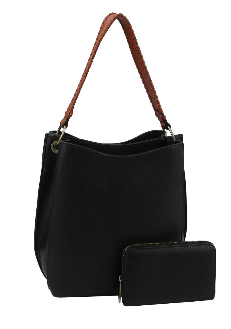 2IN1 FASHION CUTE TULIP HOBO WITH MATCHING WALLET