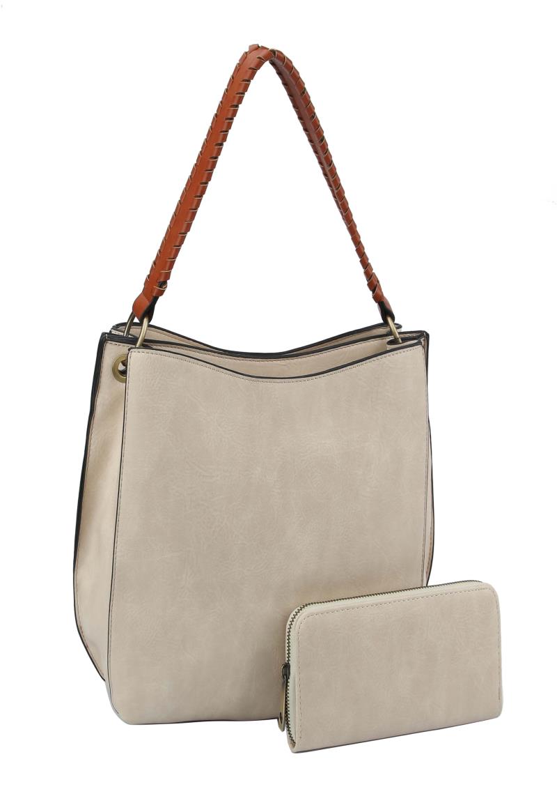 2IN1 FASHION CUTE TULIP HOBO WITH MATCHING WALLET