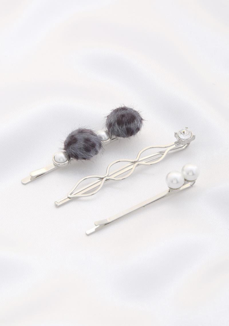 STYLISH PEARL METAL HAIR PIN