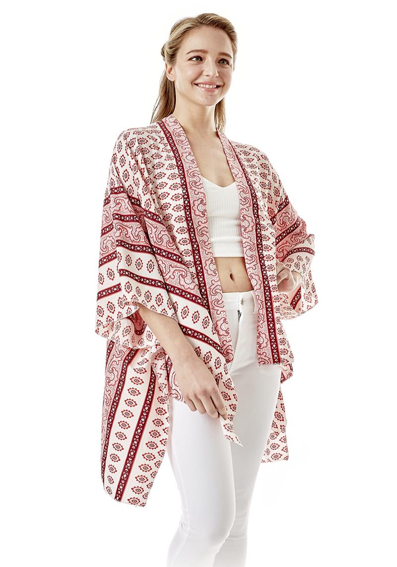 MATI PRINT COVER UP KIMONO