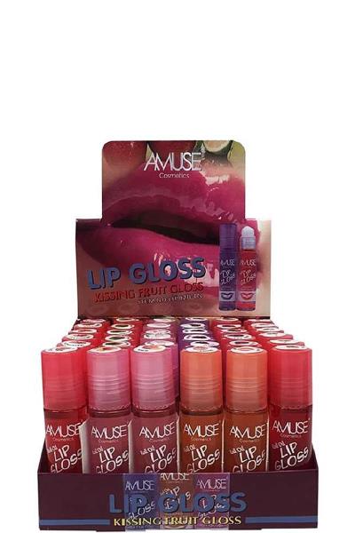 AMUSE KISSING FRUIT LIP GLOSS (72 UNITS)