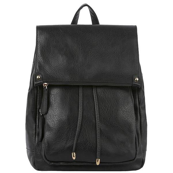 (PRE-ORDER / ONLINE ONLY) SMOOTH PLAIN ZIPPER STRING BACKPACK