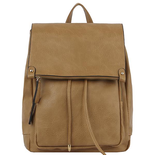 (PRE-ORDER / ONLINE ONLY) SMOOTH PLAIN ZIPPER STRING BACKPACK