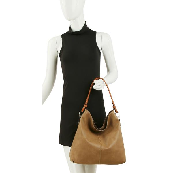 PLAIN HANDLE HOBO BAG