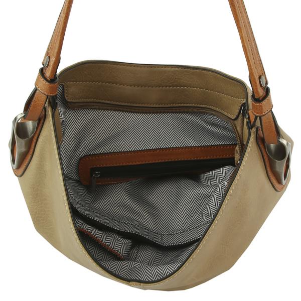 PLAIN HANDLE HOBO BAG