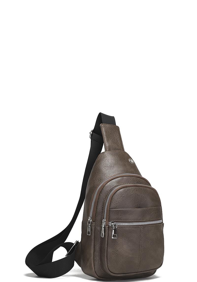 UNISEX SLING BAG WITH HEADPHONE CABLE HOLE