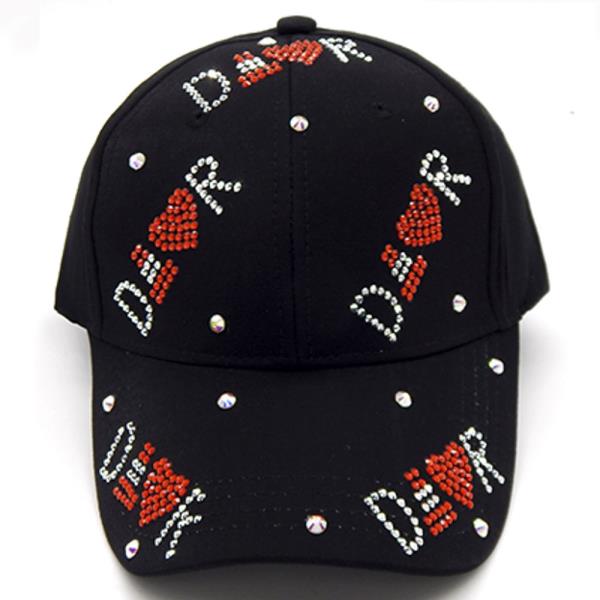 FASHION RHINESTONE LETTER CAPS